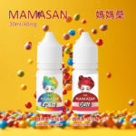MAMASAN媽媽桑30ml大容量彩虹糖山楂味電子菸油實測  40mg丁鹽 口感炸裂